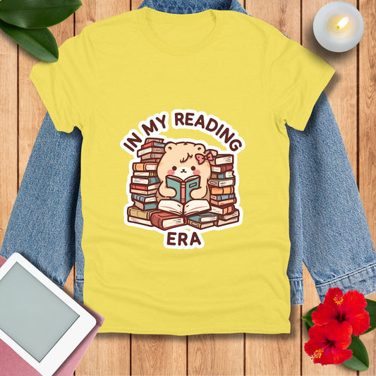 Reading Era T-Shirt — Cute Book Lover Tee with 'In My Reading Era' Design