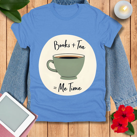 Books + Tea = Me Time T‑Shirt